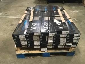 Pallet of MSI Woodland Sunderland 7.13 in. W x 48.03 in. L Rigid Core Click Lock Luxury Vinyl Plank Flooring (23.77 sq. ft.Case) (27 Boxes) Customer Returns See Terms on Auction