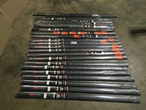 Lot of Assorted Rubbermaid FastTrack Garage 48 in. Hang Rail Track Storage System Customer Returns See Terms on Auction