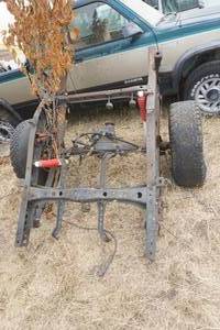 lot 34 image: rear frame with differential