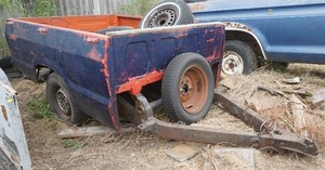 lot 45 image: truck bed utility trailer 6 ft