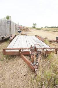 lot 48 image: flatbed trailer 16ft