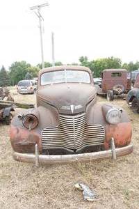 lot 56 image: Chevrolet Master Deluxe antique car with contents