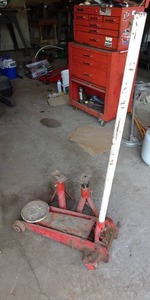 Automotive Floor Jack and Jack Stands