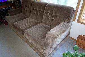 Brown 3 Seat Couch