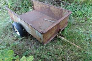 Small Utility Dump Trailer