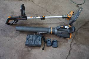 Worx 20V Cordless String Trimmer and Leaf Blower