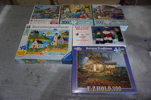 Assorted Puzzles - Ravensburger, Terry Redlin