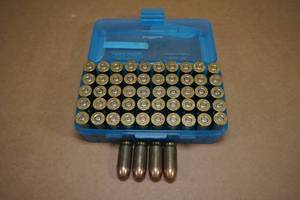 lot 78 image: 50 Reloaded .357 Mag JHP Ammo plus 4 Rounds .45 Auto FMJ Ammo