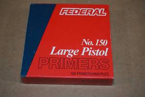 lot 149 image: 100 Federal No 150 Large Pistol Primers