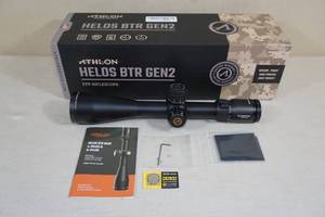 lot 21 image: Athlon Helos BTR GEN2 FFP Rifle Scope - 4-20x50