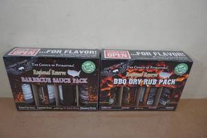 lot 14 image: Croix Valley BBQ Sauce and Dry Rub Packs