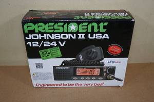 lot 27 image: President Johnson II USA 1224 V CB Radio