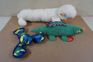 lot 115 image: Assorted Plush Dog Toys