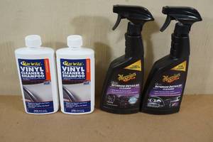 lot 129 image: 2 Vinyl Cleaner & Shampoo with 2 Interior Detailer Cleaner
