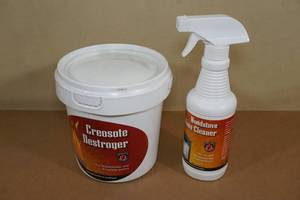 lot 162 image: Meecos Red Devil 16oz Wood Stove Cleaners - Glass, Creosote