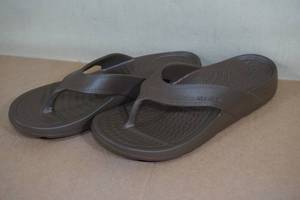 lot 171 image: Nuusol Unisex Cascade Non-Slip Flip Flops -Size9, Brown