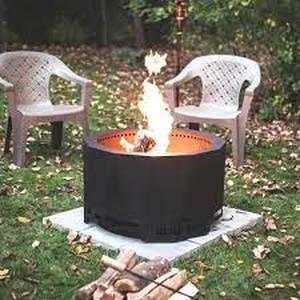 lot 1A image: Blue Sky Mammoth Smokeless Patio Fire Pit with Spark Screen