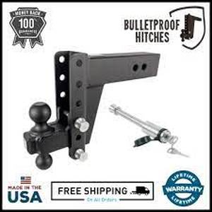 lot 41 image: Bulletproof Hitches 3 Heavy Duty 6 Drop Class 5 Hitch - 22,000 Lb
