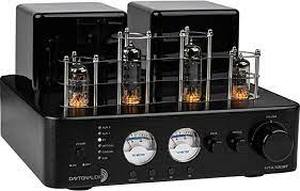 lot 158 image: Dayton 100W Hybrid Stereo Tube Amplifier with Bluetooth