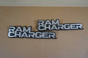 lot 233 image: 2 OEM Dodge Ram Charger Emblems