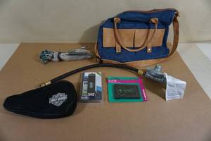 lot 239 image: Propane Regulator, Tent Stakes, Bag Sealer