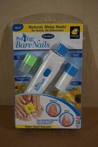 lot 247 image: Ped Egg Bare Nails Cordless Nail File