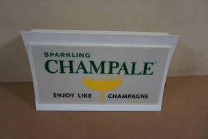 lot 260 image: Vintage Champale Lighted Liquor Sign