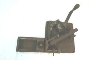 lot 53 image: vintage saw tooth swagging device