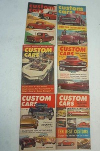 lot 62 image: vintage Custom Cars magazines