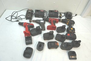 lot 65 image: drills, chargers and batteries