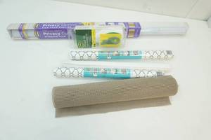 lot 121 image: window film and application set, and drawer grip and drawer liner