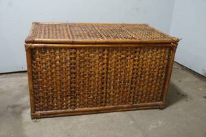 lot 166 image: Bamboo chest