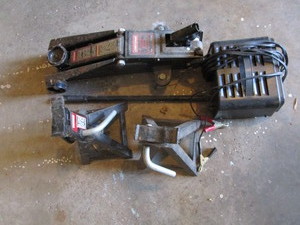 Floor Jack, Stands, Charger