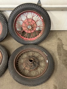 lot 9 image: Ford Model-A Wheels & Tires