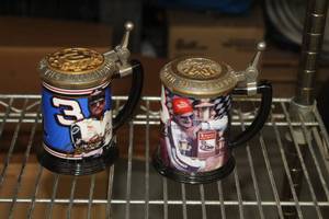 lot 960 image: Lot of (2) Franklin Mint Dale Earnhardt Collector Tankard