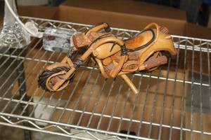 lot 959 image: Hand-Crafted Wooden Replica Motorcycle