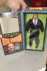 lot 921 image: 12 Jesse Ventura Action Figure (New in Box)