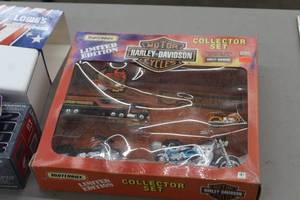 lot 820 image: Matchbox Harley-Davidson Collector Set (in original packaging)