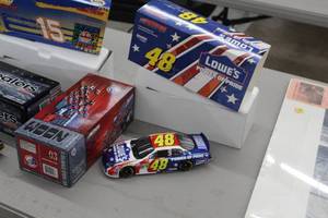lot 818 image: Jimmie Johnson #48 Lowes  Power of Pride 2003 Chevrolet Monte Carlo Stock Car 124-Scale 1 of 14,776 Limited Edition Diecast Adult Collectible  by  Action Racing Collectibles