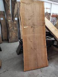 White Oak Wood Slab 2-12x83x33