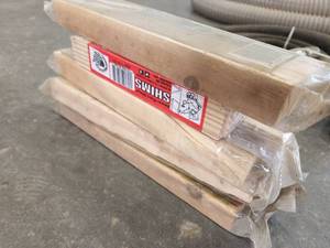 Lot of (4 Packs) Wood Shims