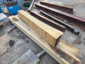 Lot of (4) Wood Posts 8x8