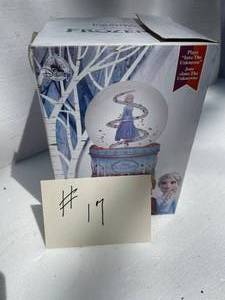 lot 17 image: Disney Frozen Musical Snow Globe