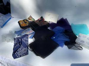 lot 27 image: Vintage Scarves