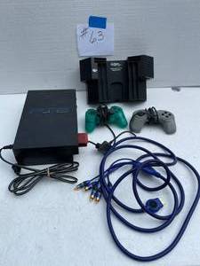 lot 63 image: Sony Play Station With Controls. Not Tested