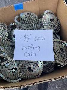 lot 71 image: Coil Roofing Nails 1-34