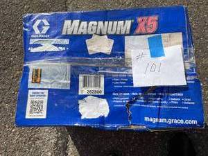 lot 101 image: NEW Magnum X5 Paint Sprayer-True Airless Technology, High Pressure To Atomize Thick Paints. Not Tested.