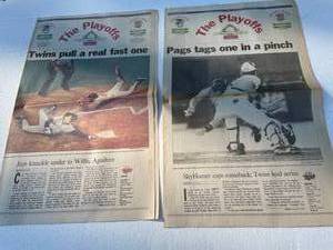 lot 120 image: The Play Offs Pioneer Press  10091991 & 10121991 High Lights