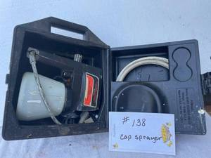 lot 138 image: Cap Sprayer, Airless Sprayer Case, Sears, Craftsman