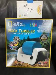 lot 140 image: National Geographic Rock Tumbler-Explorer Series. Used 4-Times